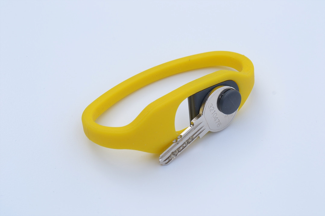 Bracelet silicone pour clés