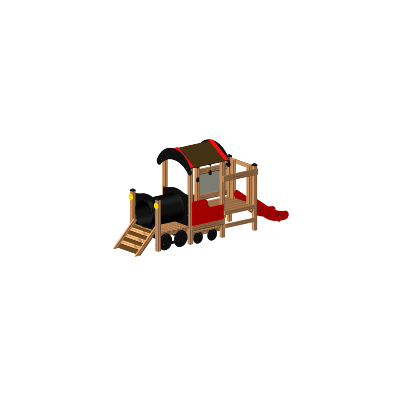 Locomotive avec toboggan