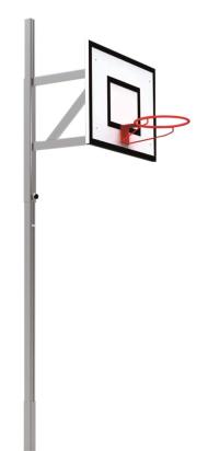 Regelbaar basketbaldoel - overhang 100cm