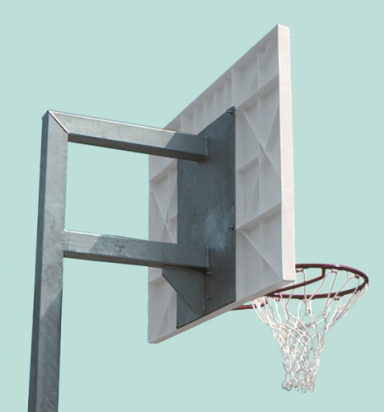 Minibasketbalmast om in beton te plaatsen