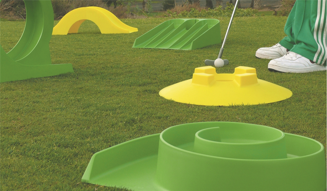 Minigolf parcours set