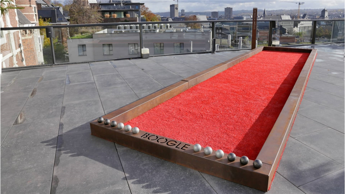 Terrain de pétanque Boogle - Corten