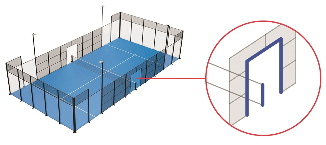 Padelbaan protectie kit