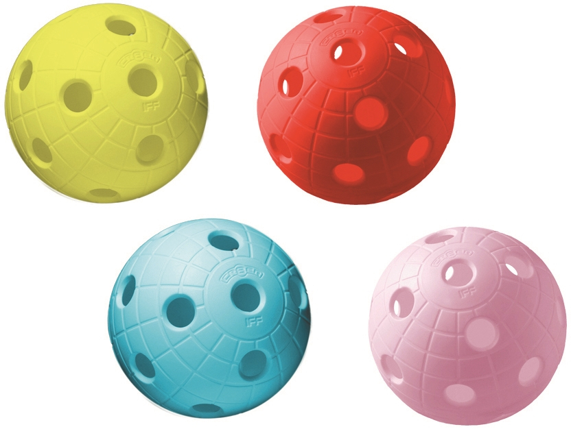 Lot de 4 balles d'unihockey CR8ER