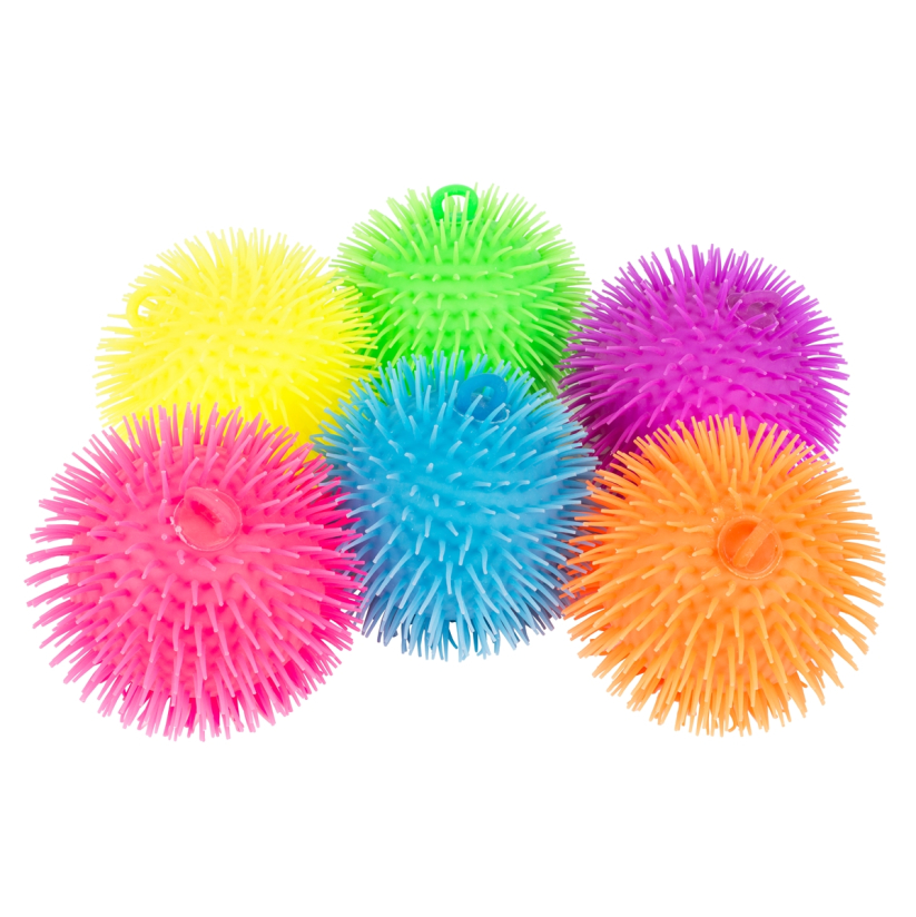 Jeu de 6 balles souples avec tentacules