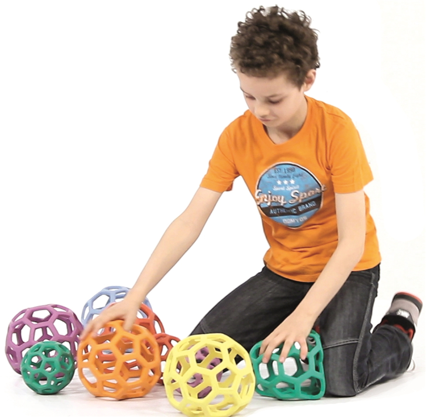 Set van 6 open ballen