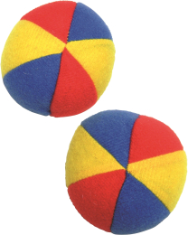 Paar van 2 soft ballen