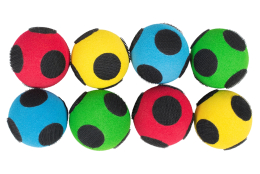 Set van 8 ballen velcro