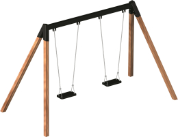 Double safety swing