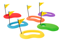 Set van 6 golf targets