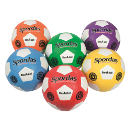 Lot de 6 ballons de football Dur-O-Sport