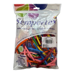 Sachet de 100 ballons à modeler Qualatex 260Q
