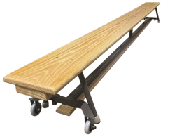 Banc suédois 350cm châssis métallique avec roues