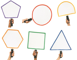 Lot de 6 raquettes de formes géométriques