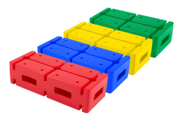 Set van 4 multifunctionele blokken