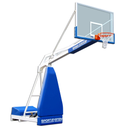 Mobiel basketbaldoel Hydroplay met overhang 225cm