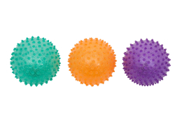 Set van 3 glitter noppenballen