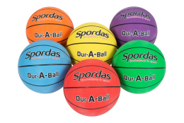 Lot de 6 ballons de basket Dur-O-Sport