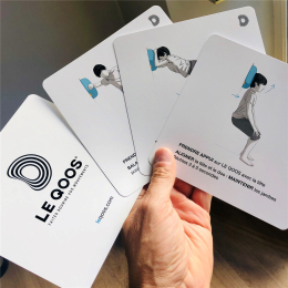 Lot de 18 cartes illustrées Le Qoos