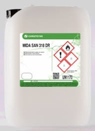 Virusdodend ontsmettingsmiddel voor oppervlakken Mida SAN - fles 5L