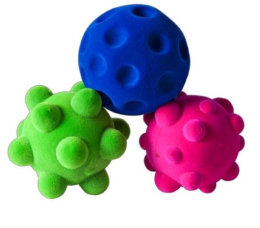 Set van 3 miniballen Rubbabu